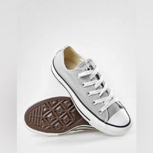 Classic Low-Top Converse All Star Unisex Sneakers in Light Gray